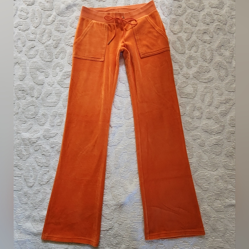❤️SOLD❤️ Juicy Couture TrackSuit Pants Orange 🍊